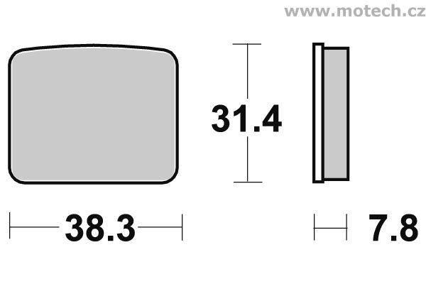 Brzdové destičky přední SBS - 625HF - Kliknutím na obrázek zavřete