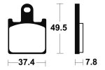 Brzdové destičky Bendix sinter metalic racing - MRR 338