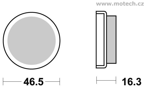 Brzdové destičky zadní SBS - 576SI - Kliknutím na obrázek zavřete