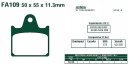 Brzdové destičky EBC - FA109