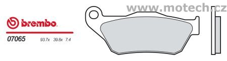 Brzdové desky Brembo - BRM 07065XS - Kliknutím na obrázek zavřete