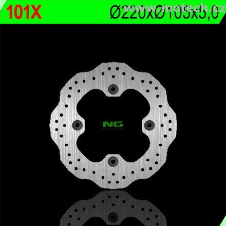 Brzdový kotouč NG 101X - pevný - Kliknutím na obrázek zavřete