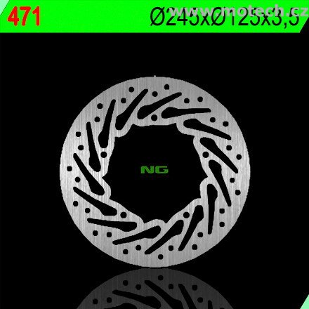 Brzdový kotouč NG 471 - pevný - Kliknutím na obrázek zavřete