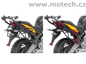KLXR450 - odnímatelné boční nosiče pro kufry V35/K33 - KAWASAKI Versys 650 (10-13) - Kliknutím na obrázek zavřete