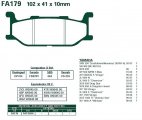 Brzdové destičky EBC - FA179