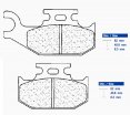 Brzdové destičky CL BRAKES 1235 ATV1
