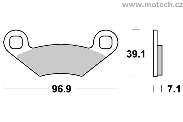 Brzdové destičky přední SBS - 642ATS - Kliknutím na obrázek zavřete