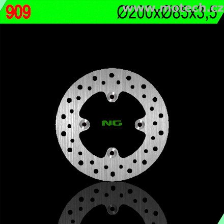 Brzdový kotouč NG 909 - pevný - Kliknutím na obrázek zavřete