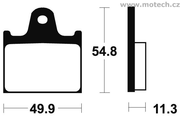 Brzdové destičky zadní Bendix - MA 73 - Kliknutím na obrázek zavřete