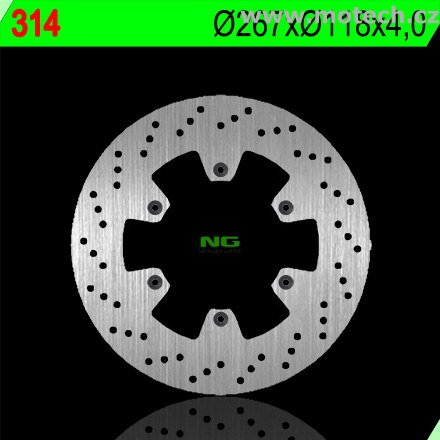 Brzdové kotouče: TT 600 R, 98-04 - Kliknutím na obrázek zavřete