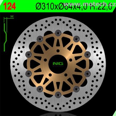 Brzdové kotouče: GSX 1100 R, 89-96 - Kliknutím na obrázek zavřete