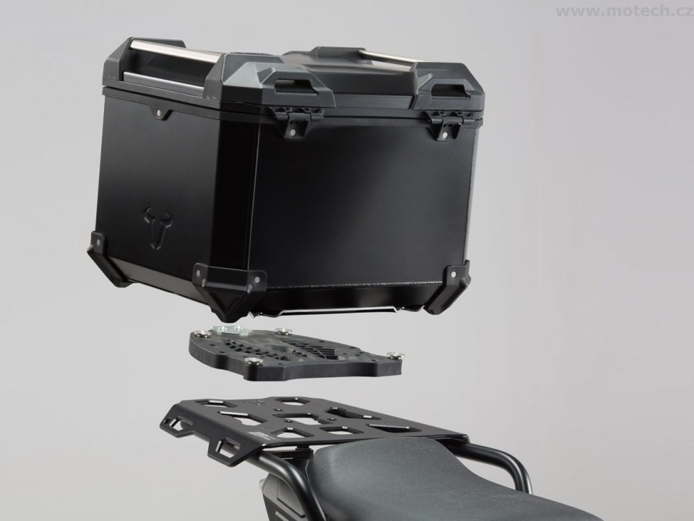 sada horního kufru TRAX ADV černý s nosičem Honda NC700 S/X (11-) NC750 S/X (14-15) - Kliknutím na obrázek zavřete