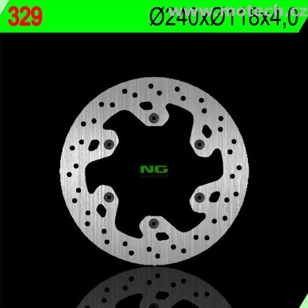 Brzdový kotouč NG 329 - pevný - Kliknutím na obrázek zavřete