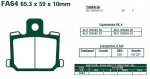 Brzdové destičky EBC - FA64