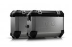 sada bočních kufrů TRAX ION stříbrné 37/37 l Kawasaki Versys 1000 (12-14)