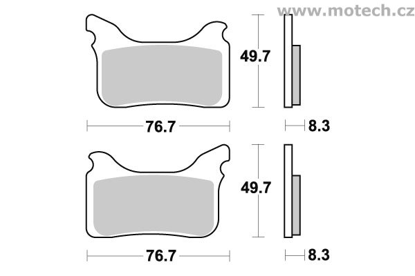 Brzdové destičky přední SBS - 842RSI - Kliknutím na obrázek zavřete