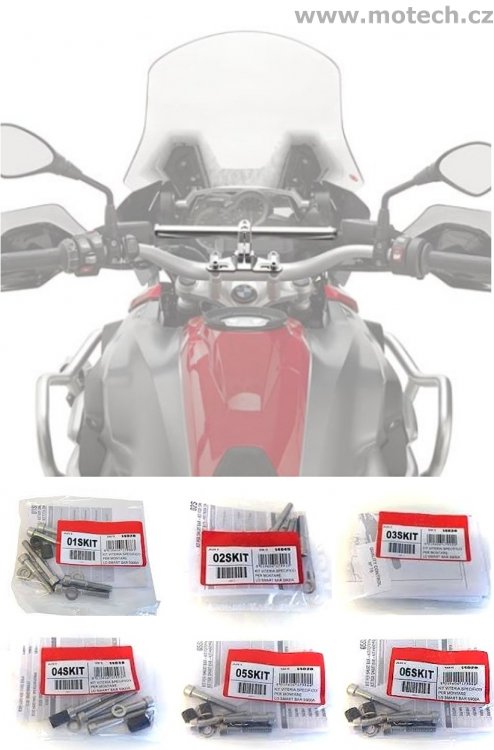 05SKIT - montážní kit Kappa pro držák navigace KS900 - SUZUKI GSF 650 Bandit / Bandit S / Bandit ABS (05-06) - Kliknutím na obrázek zavřete