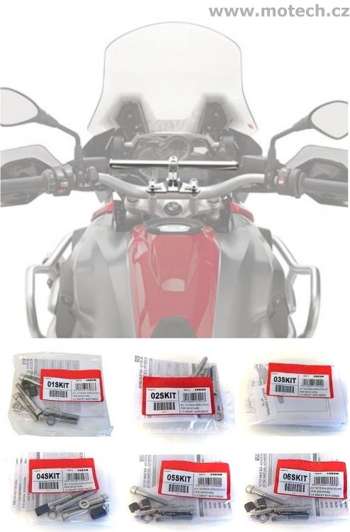 01SKIT - montážní kit Kappa pro držák navigace KS900 - HONDA CBF 600 S/ CBF 600 N (04-12) - Kliknutím na obrázek zavřete