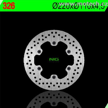 Brzdový kotouč NG 326 - pevný - Kliknutím na obrázek zavřete