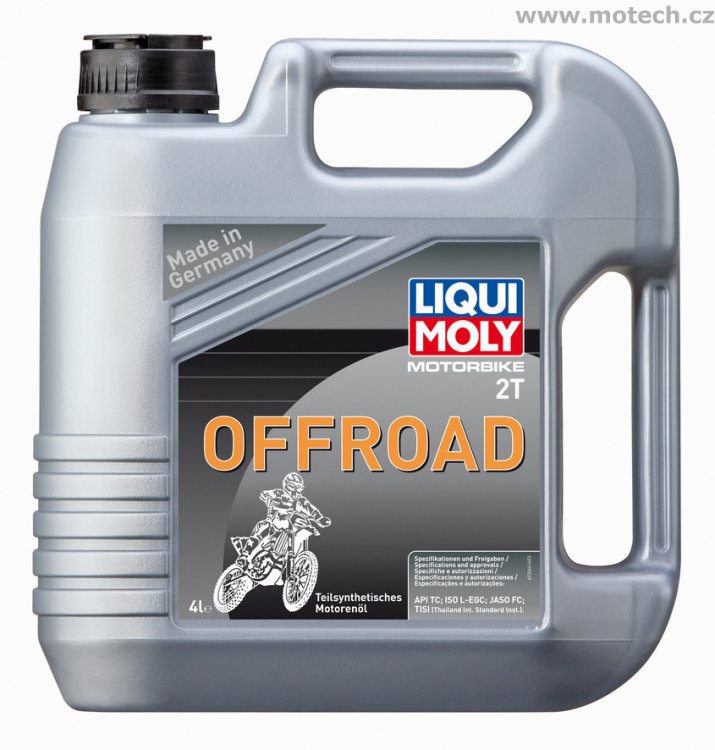 LIQUI MOLY Motorbike 2T Offroad - polosyntetický motorový 2T olej 4l - Kliknutím na obrázek zavřete