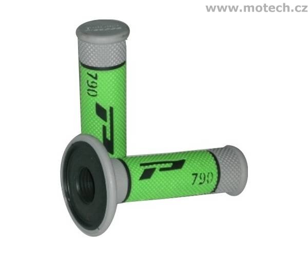 Rukojeti MX Progrip 790 černo-šedo-zelené - Kliknutím na obrázek zavřete