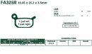 Brzdové destičky EBC - FA325R