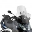 Nastavitelné plexi Kappa Airstream - KAF5601 - PIAGGIO Mp3 Touring 300 - 400 (11) / Mp3 Business 500 (12) / Mp3 Sport 500 (12)