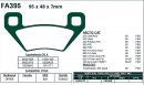 Brzdové destičky EBC - FA395R