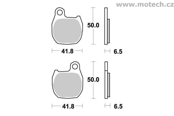 Brzdové destičky přední SBS - 664HF - Kliknutím na obrázek zavřete