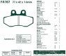 Brzdové destičky EBC - FA167