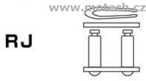 Řetězová spojka DID 415ER GOLD - rozebírací - Kliknutím na obrázek zavřete