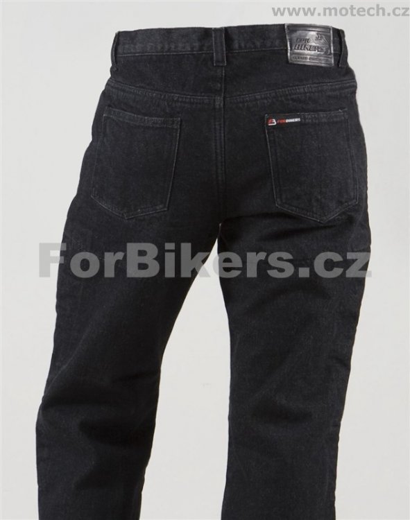 Kevlarové moto JEANS - černé pánské - Kliknutím na obrázek zavřete