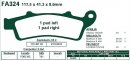 Brzdové destičky EBC - FA324