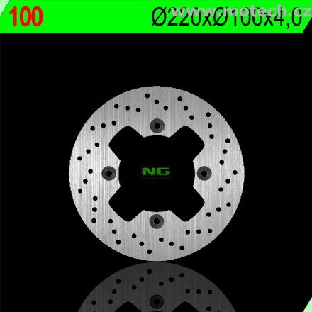 Brzdový kotouč NG 100 - pevný - Kliknutím na obrázek zavřete