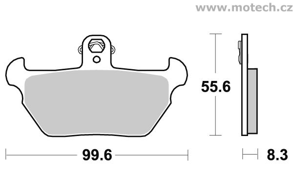 Brzdové destičky přední SBS - 644HS - Kliknutím na obrázek zavřete