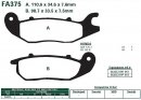 Brzdové destičky EBC - FA375