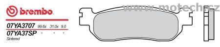 Brzdové destičky Brembo - BRM 07YA37SP - Kliknutím na obrázek zavřete
