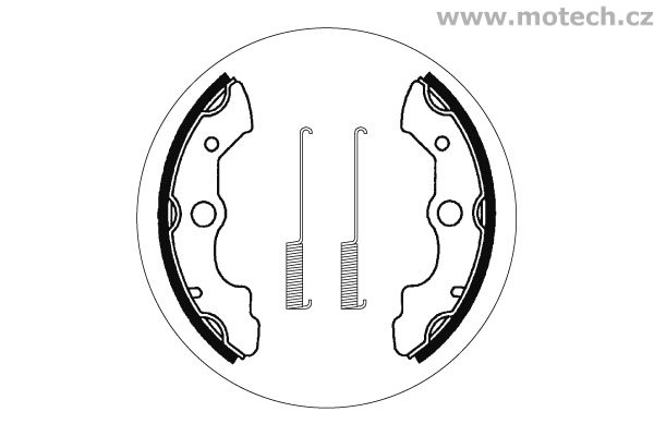 Brzdové pakny SBS - 2045 - Kliknutím na obrázek zavřete