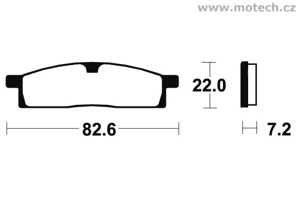 Brzdové destičky přední Bendix - MA 89 - Kliknutím na obrázek zavřete