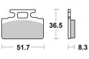 Brzdové destičky přední SBS - 110HF