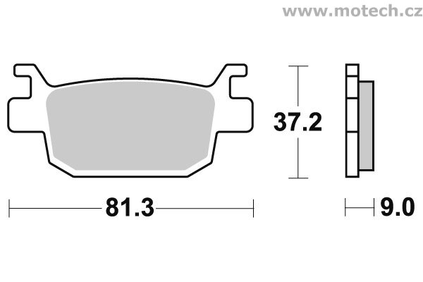 Brzdové destičky zadní SBS - 193CT - Kliknutím na obrázek zavřete