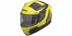 Přilba Cassida CYKLON černá-žlutá fluo