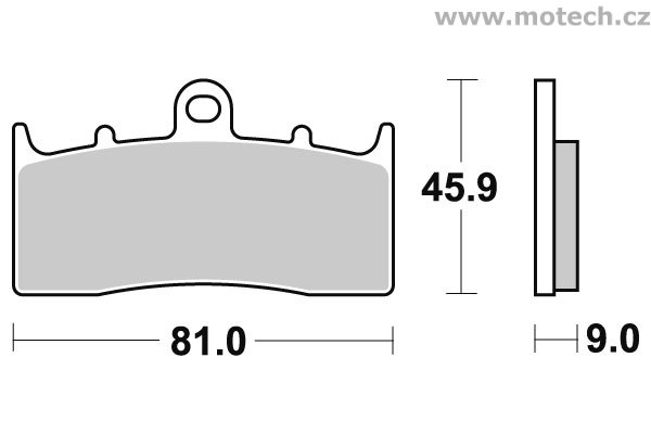 Brzdové destičky přední SBS - 778HS - Kliknutím na obrázek zavřete