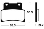 Brzdové destičky Bendix sinter metalic racing - MRR 344