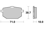 Brzdové destičky přední SBS - 596HS