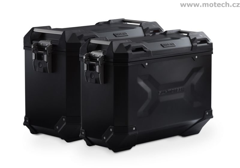 sada bočních kufrů TRAX ADV černé 45/37 l Triumph Tiger 800 / XC / XR (10-) - Kliknutím na obrázek zavřete