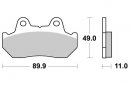 Brzdové destičky přední SBS - 542HF