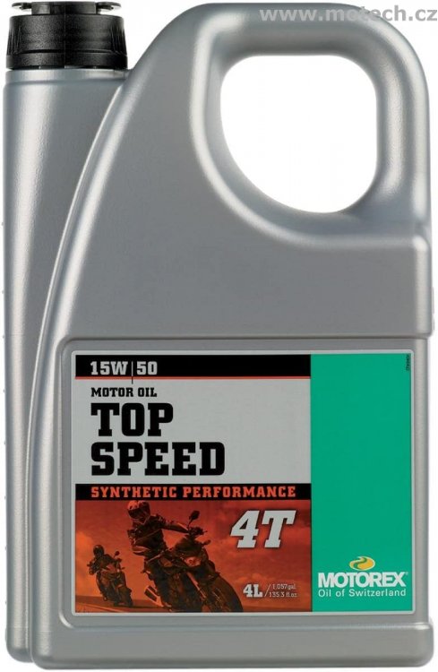 Motorex TOP SPEED 4T 15W50 - 4 litry - Kliknutím na obrázek zavřete