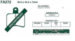 Brzdové destičky EBC - FA272