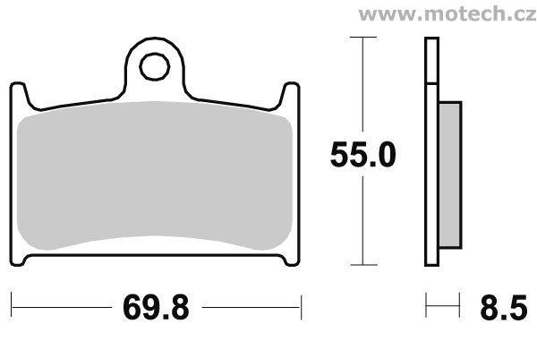Brzdové destičky přední SBS - 624DC - Kliknutím na obrázek zavřete